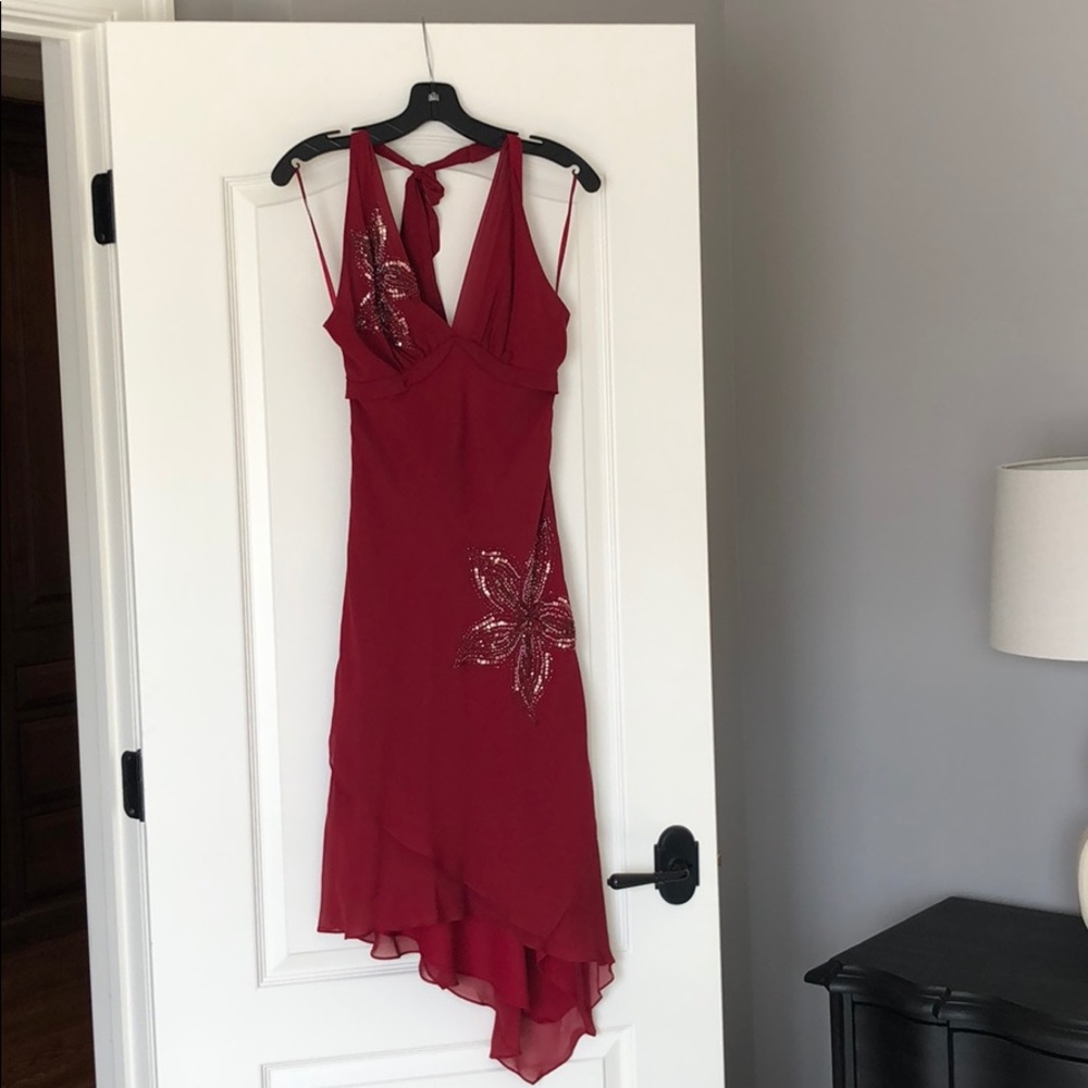 Beautiful BCBG MAXAZRIA beaded dress.